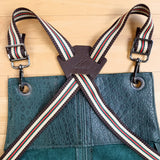 Green Lamb Leather Apron
