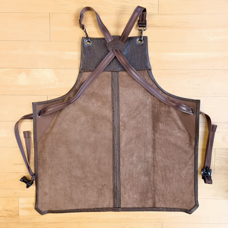 Brown Lamb Leather Apron