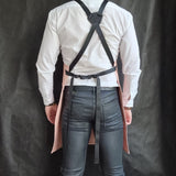 Dusky Pink Cotton Canvas Apron