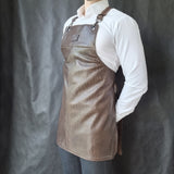 Brown Lamb Leather Apron