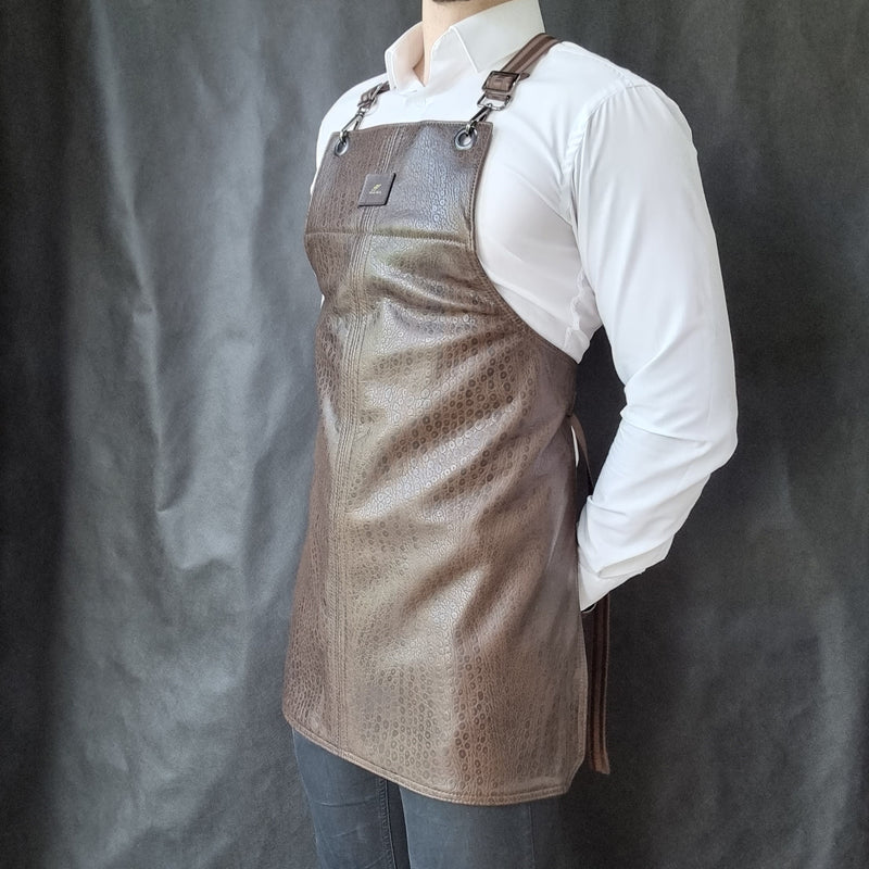 Brown Lamb Leather Apron