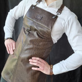 Brown Lamb Leather Apron