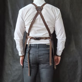 Brown Lamb Leather Apron