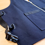 Navy Cotton Canvas Vest