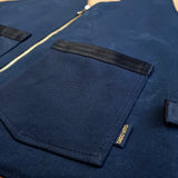 Charcoal Black Cotton Canvas Vest