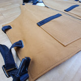 Yellow Cotton Canvas Vest