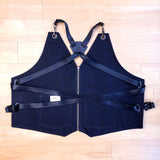 Yellow Cotton Canvas Vest