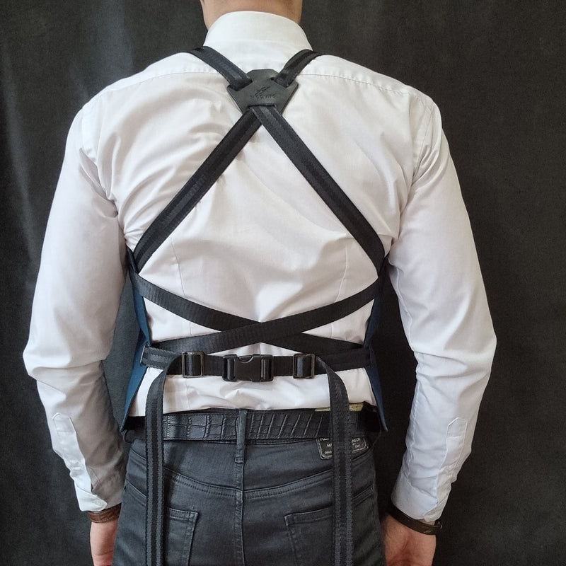 Teal Cotton Canvas Vest