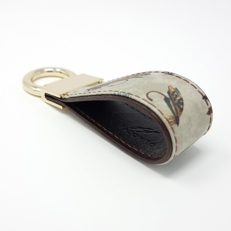 TADO VITO Leather Mist Flies Fishing Leather Keyring