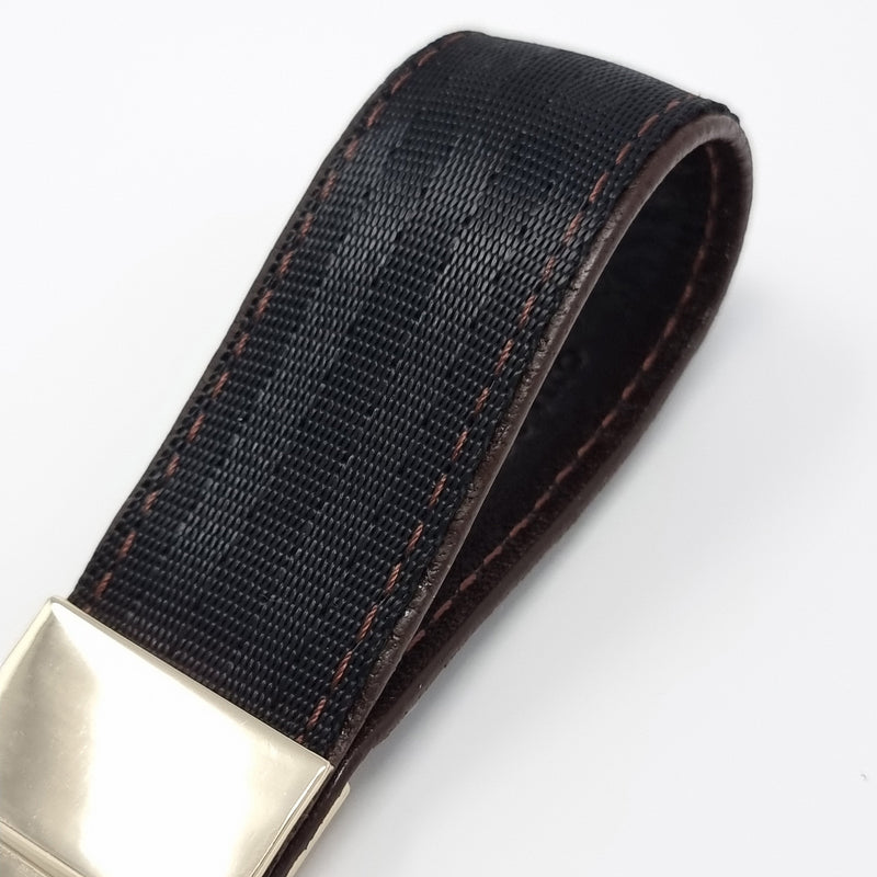 TADO VITO Leather Black Strap Keyring