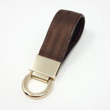 TADO VITO Leather Brown Strap Seat Belt Keyring