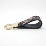 TADO VITO Leather & Coated Cotton Digital Camo Keyring
