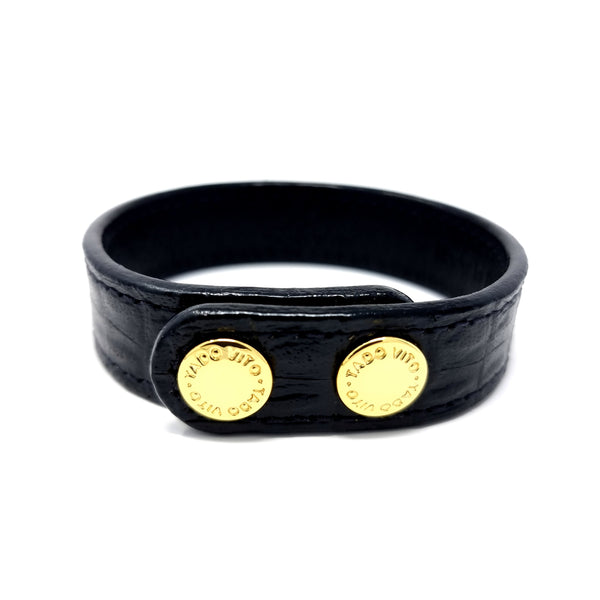 TADO VITO Unisex Leather Bracelet Reptile 3D Embossed Leather