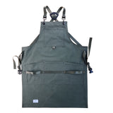 Green Cotton Canvas Apron